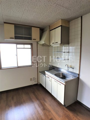 【キッチン】 | 第三ハイツひらく | コンパクトなキッチンで掃除もラクラク