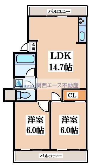 【間取り】 | コンフィー鴻池新田駅前