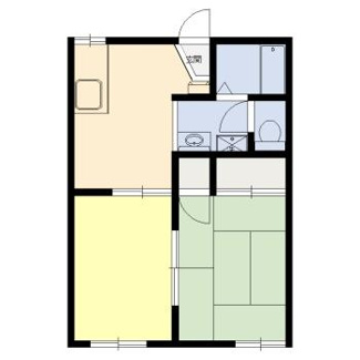 【間取り】 | コーポなおみＣ棟