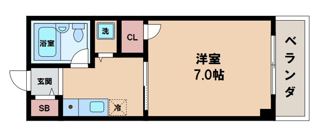 【間取り】 | パラディ西田辺