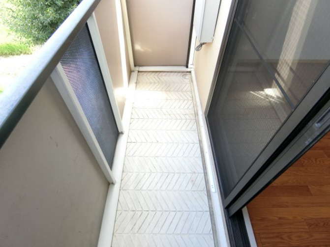 サンハイムC棟のバルコニー