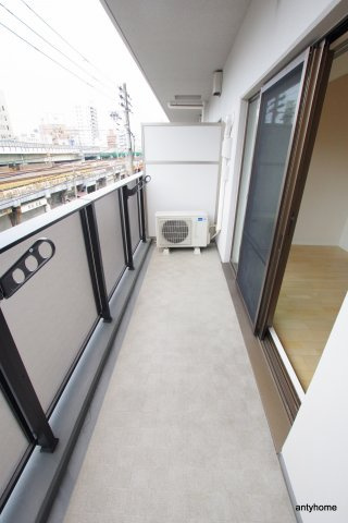 フォルテ福島のバルコニー