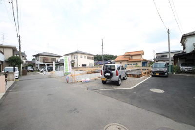 【外観】 | 所沢市若狭1丁目　新築戸建全3棟　1号棟 | 庭先が広いので陽当良好