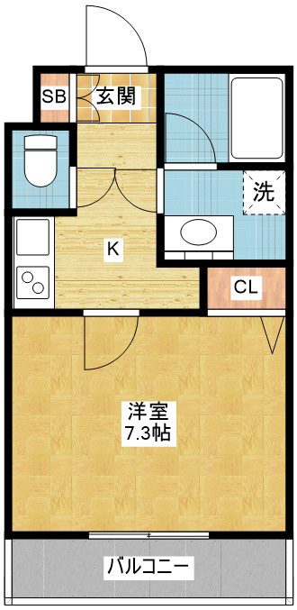 エコロジー栄レジデンス｜名古屋市の賃貸ならMy賃貸の間取り|エコロジー栄レジデンス