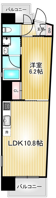 SLANT WALLS｜名古屋市の賃貸ならMy賃貸の間取り|SLANT WALLS