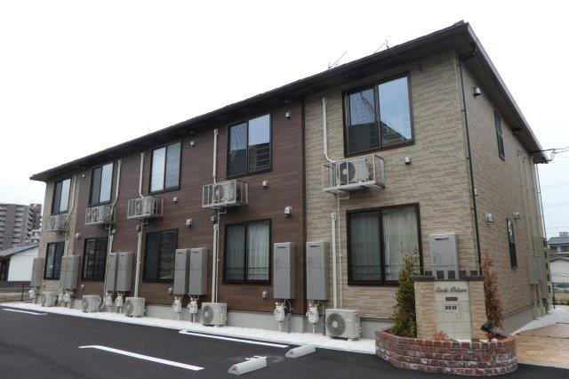 倉敷市白楽町のアパートの外観