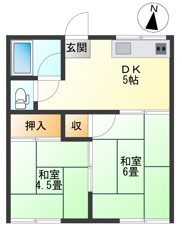 雲山ハイツの間取り