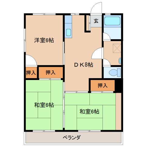 【間取り】 | 藤澤コーポ | 藤澤コーポ