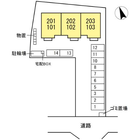 アモールの区画図