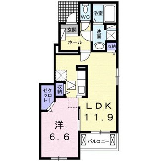 【間取り】 | ブリザ　Ⅱ