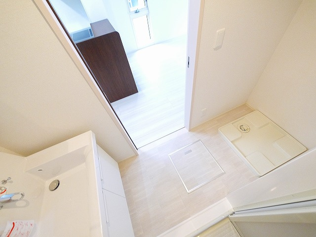 ヴァンベールコートの洗面所|忙しい朝には欠かせない洗面所です