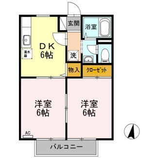 【間取り】 | ウィル一ツ橋 　B