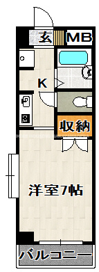 ガーデンプラザ売布の間取り