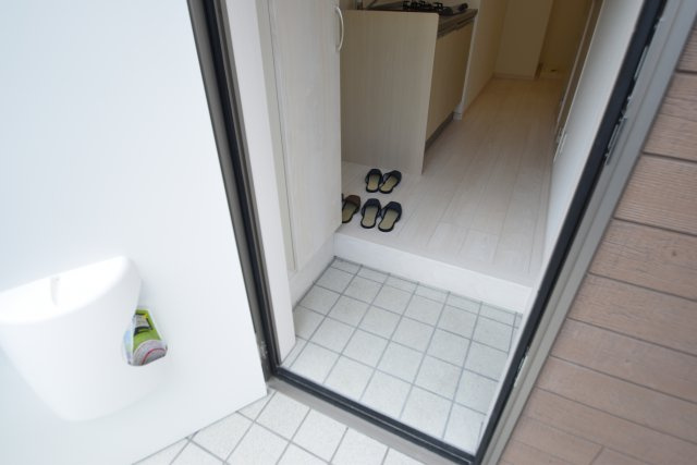 Ulalaの玄関|靴箱付きの玄関です。