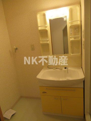 【洗面所】 | アーク島之内（吉田賃貸） | 広い洗面スペース