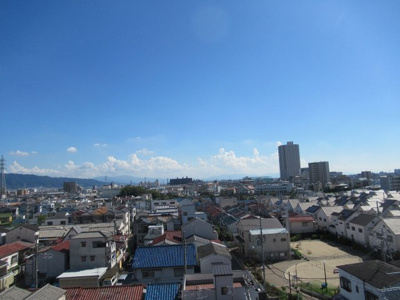 【展望】 | 若江岩田スカイハイツ（若江岩田賃貸） | 眺望です