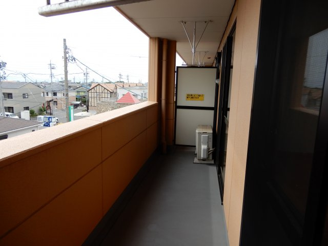 ハッピーガーデンのバルコニー