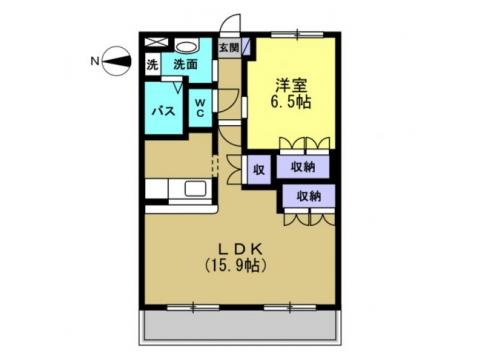 ハッピーガーデンの間取り