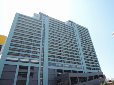 【外観】 | パークスクエア横浜 | 9階・前面に建物がなく陽当り良好、晴れた日は富士山を望めます♪