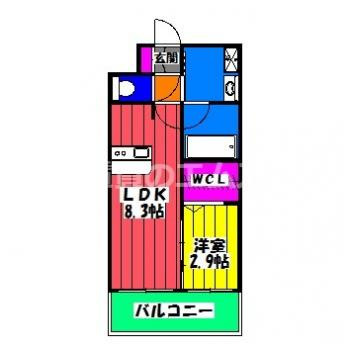 【間取り】 | ヴィラージュ博多駅南 | ヴィラージュ博多駅南の間取り
