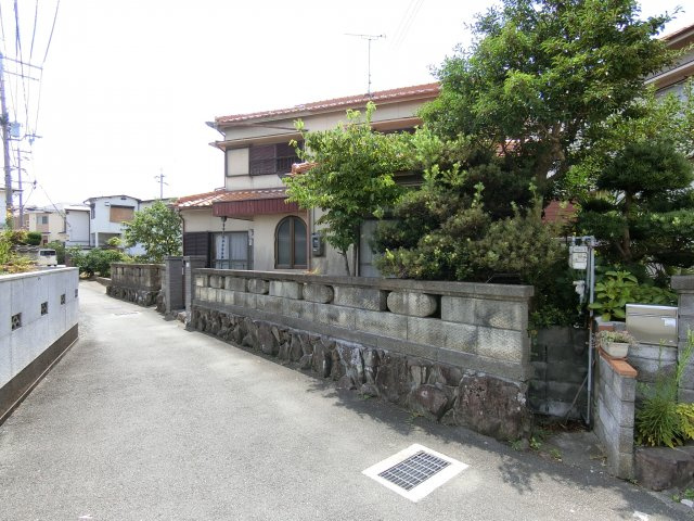 明石市大久保町西嶋　土地の前面道路含む現地写真|建築条件なし　