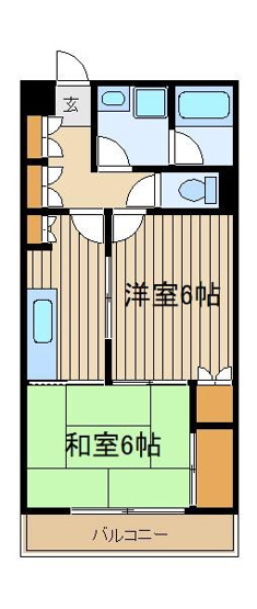 【間取り】 | ゆたか弐番館