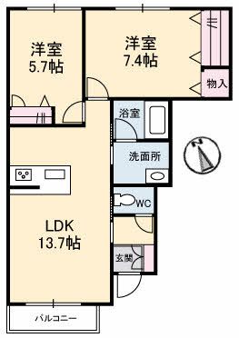 クレモナの間取り