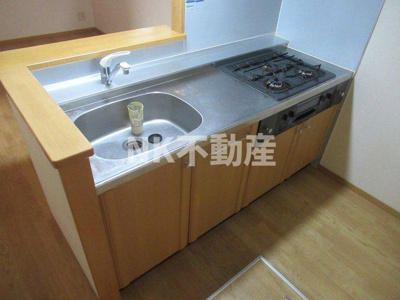 【キッチン】 | カーサ・ジュネスB | キッチンです