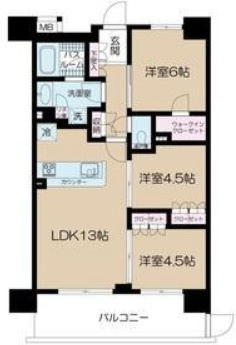 パレステージ本川越の間取り