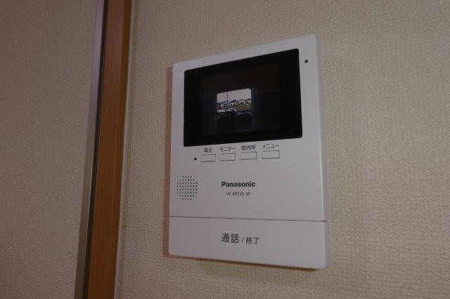 倉敷市水江のアパートのセキュリティ|ＴＶインターホン