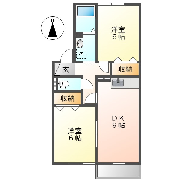 エステート２１Ｂの間取り