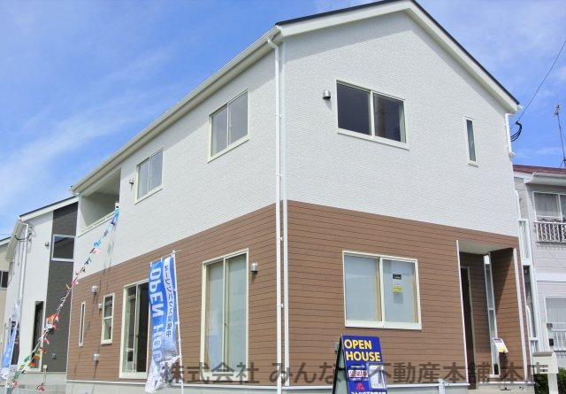 久留米市国分町（南小校区）新築建売　1号棟の外観|外はこのようになっています