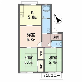 【間取り】 | サンパレス宇治