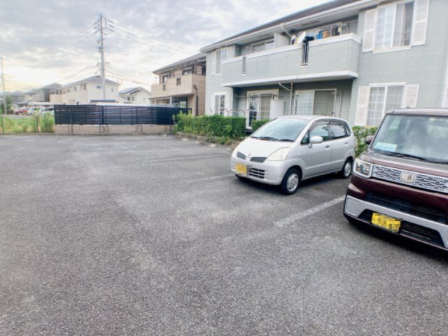 シエブロンⅠの駐車場