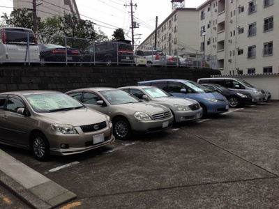 【駐車場】 | 宮前平スカイヒルB棟 | 平置き駐車場