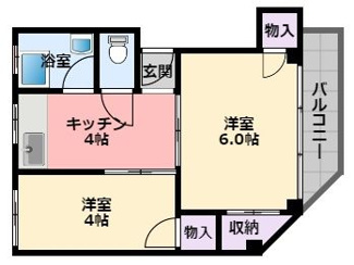 【間取り】 | 濱田マンション
