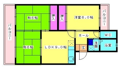 【間取り】 | 小田コーポ