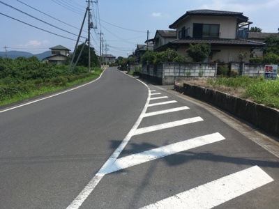【前面道路含む現地写真】 | 桜川市上城69坪300万円売地