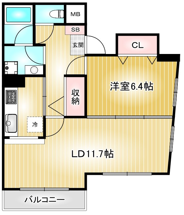 ラッフル千代田|名古屋市の賃貸ならMy賃貸の間取り|ラッフル千代田