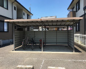 ファミール山岡C棟　のその他共用部分|駐輪場です