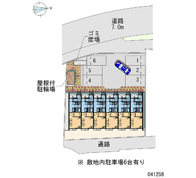 【駐車場】 | 朱雀