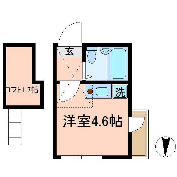 エテルノ北千住の間取り