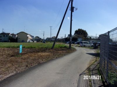 【前面道路含む現地写真】 | 深谷市長在家 400万 土地