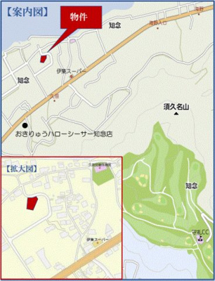 【地図】 | 南城市知念久原　分譲住宅５号棟