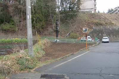 【前面道路含む現地写真】 | 岡谷市山下町2丁目売地⑧ | 前面道路含む現地写真です
