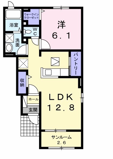 Costa Mesa(コスタメサ）Ⅱの間取り