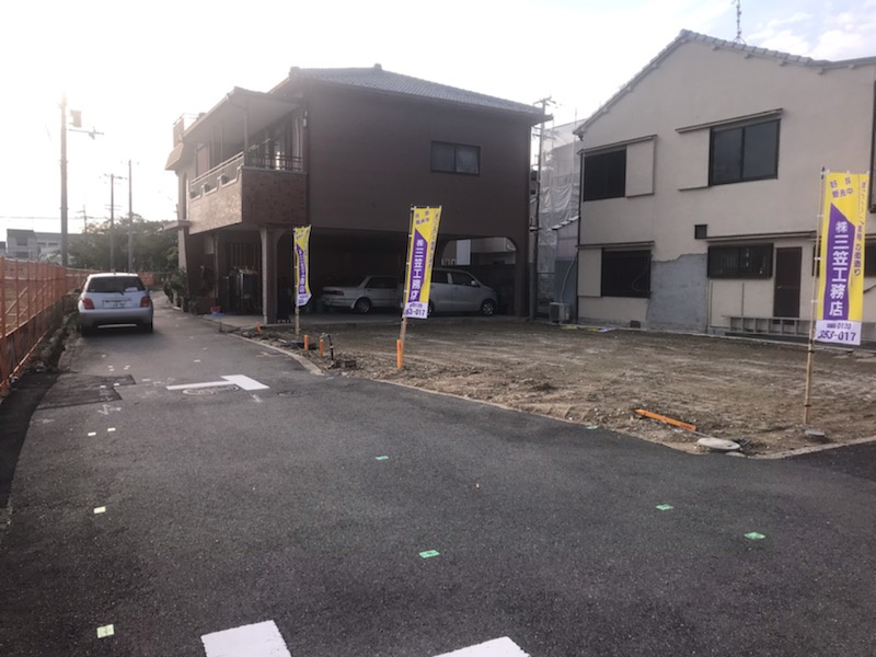 サガミ・タウン北条３丁目の前面道路含む現地写真|■南東角地です■