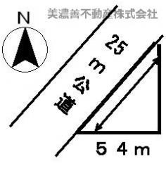 ２５７８６　羽島市足近町土地の区画図