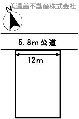 ３１０４８　岐阜市向加野土地の区画図