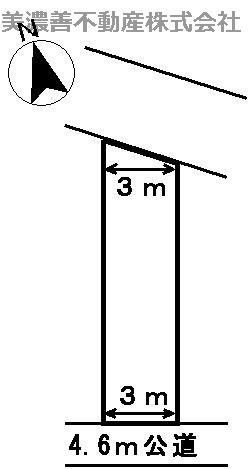 ３１０４７　岐阜市向加野土地の区画図
